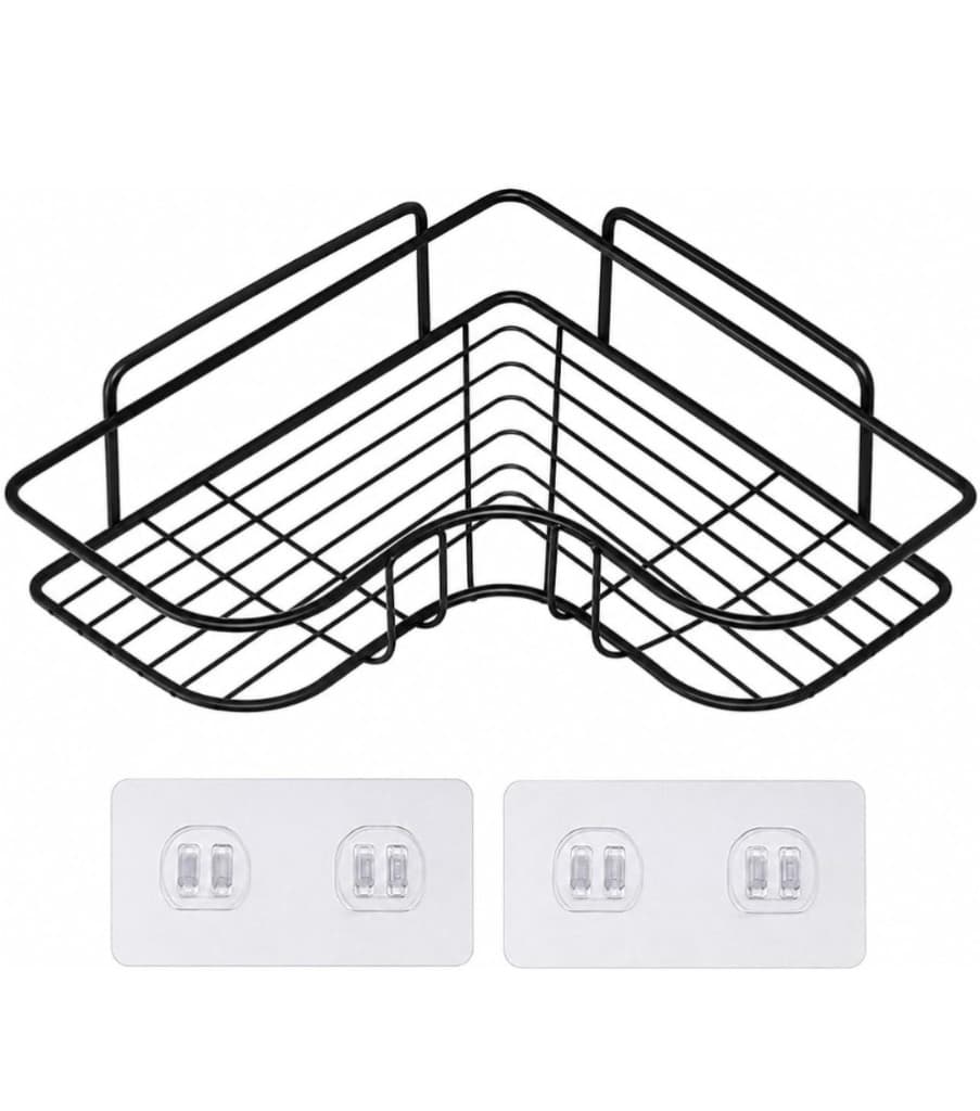 Self Adhesive Metal Bathroom Corner Shelf