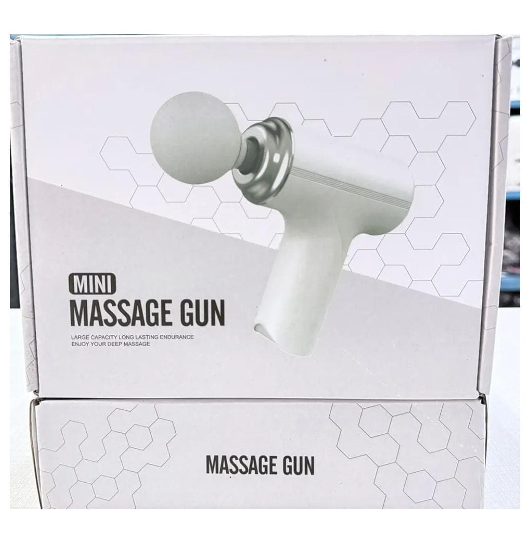 Heart Touch Collection Portable Massage Gun | Deep Tissue Body Massager for Pain Relief with 4 Massage Heads & Adjustable Speed